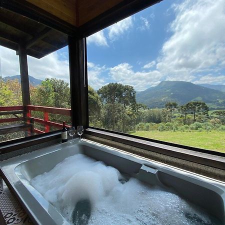 Chales Incriveis Com Banheira De Hidromassagem E Vista Encantadora Urubici Exterior foto