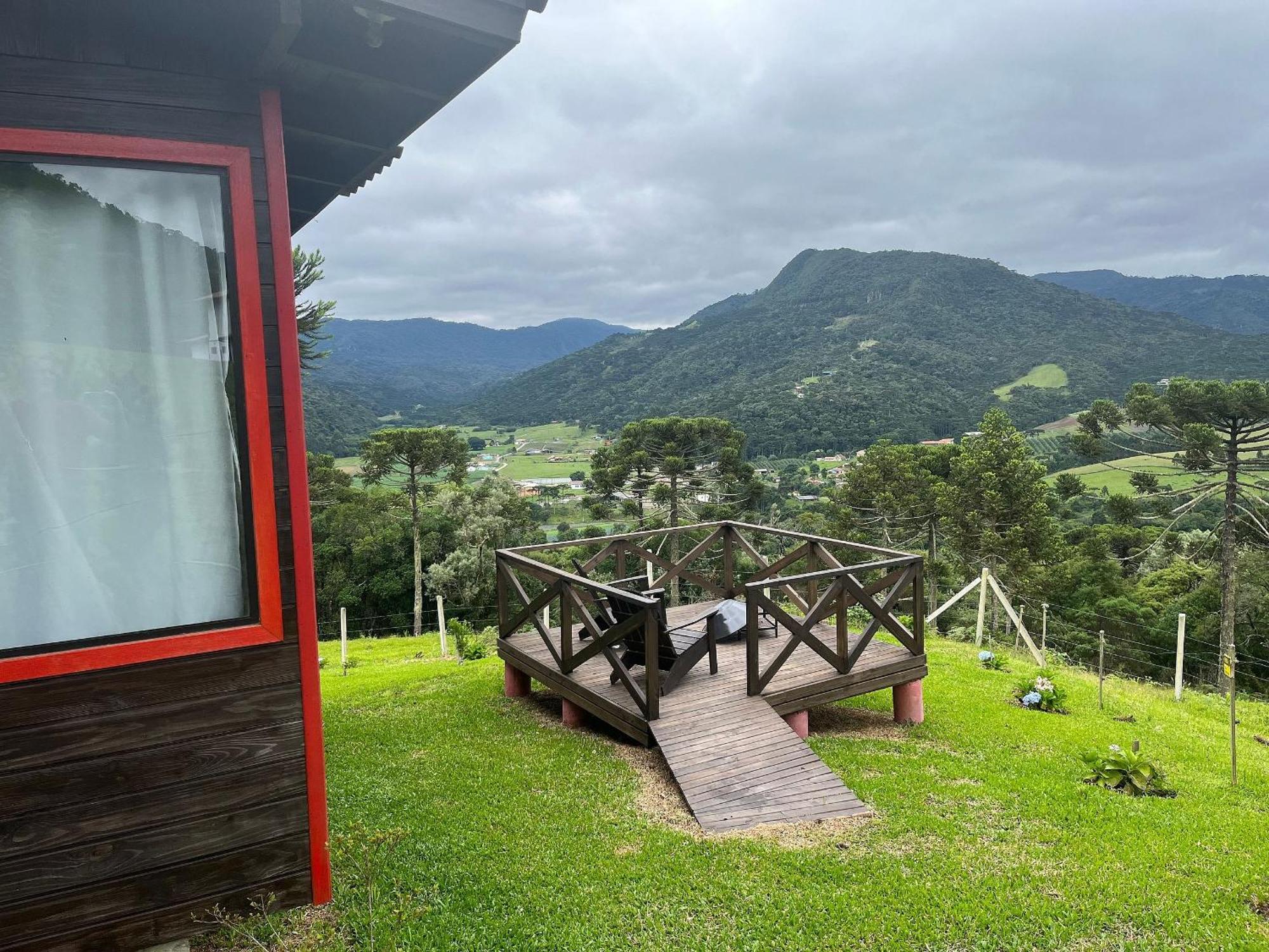 Chales Incriveis Com Banheira De Hidromassagem E Vista Encantadora Urubici Exterior foto